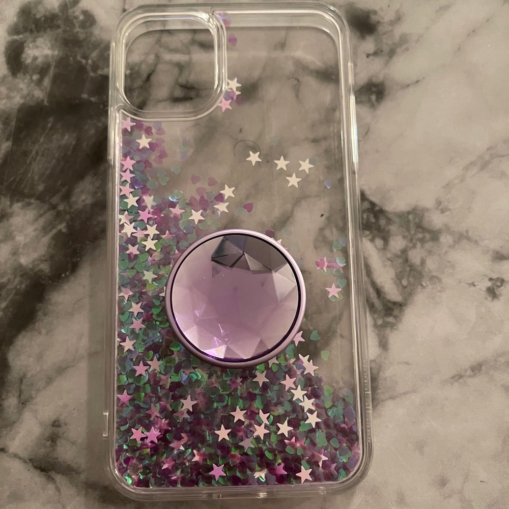 Purple stars iPhone 11 case
